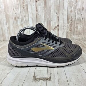 Brooks‎ Addiction 13 Womens Running Shoes Charcoal Black Gold EU 39